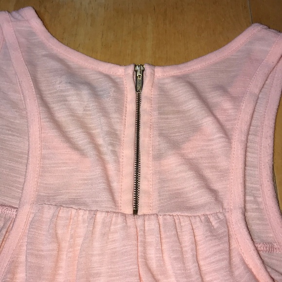 American Eagle Pink Tank Top with Zip Back - Picture 3 of 3